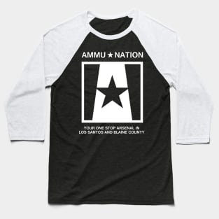 GTA V Inspired Ammunation Gun Store Baseball T-Shirt